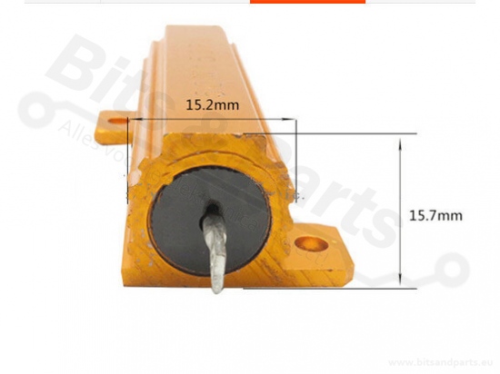 Vermogensweerstand draadgewonden 100 Ohm / 50W